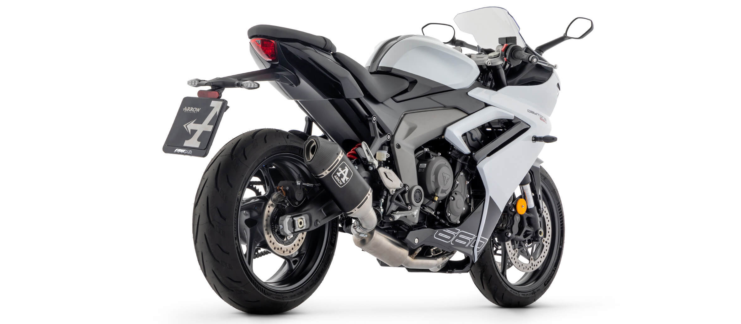Ligne d'Échappement Homologué ARROW Veloce pour Daytona 660 (24 et +)