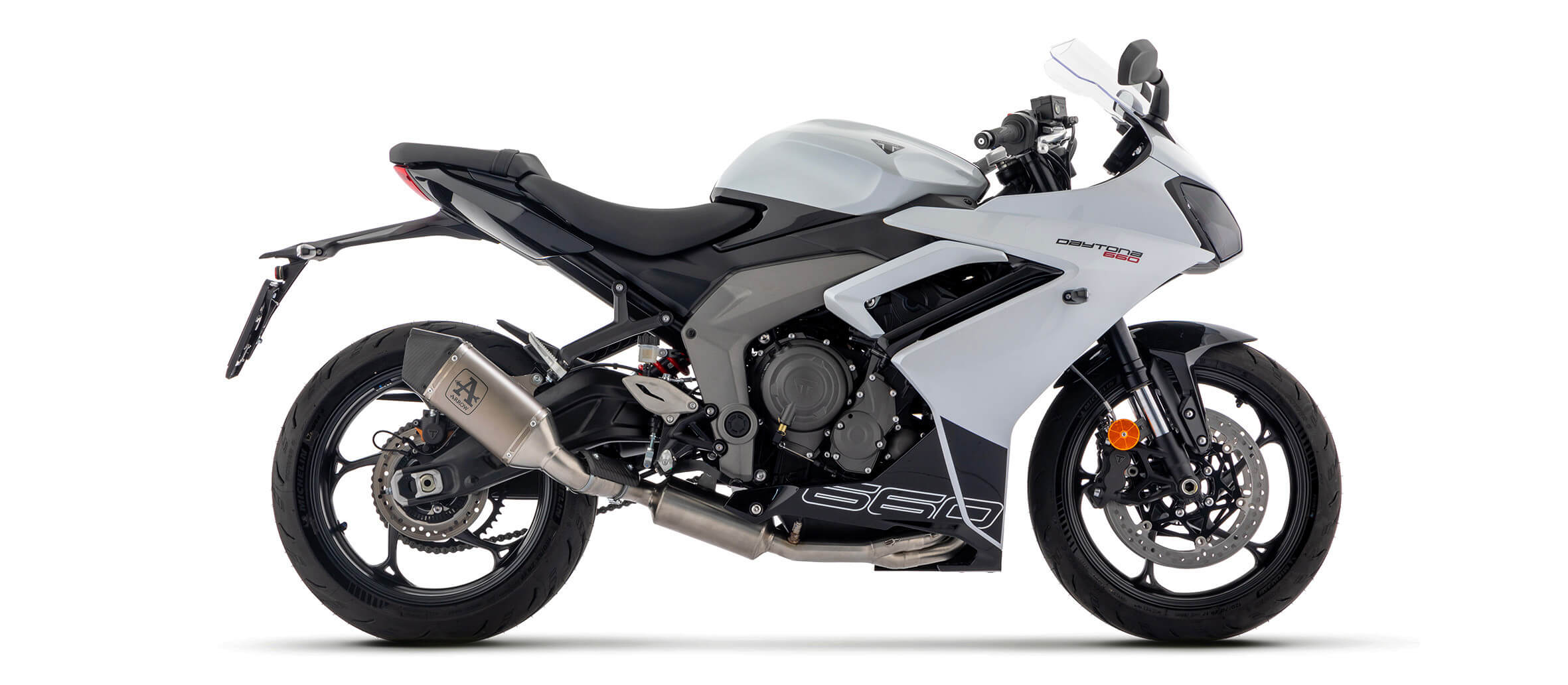 Ligne d'Échappement Racing ARROW Veloce pour Daytona 660 (24-26)