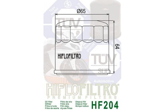 Filtre à Huile Moto HF204