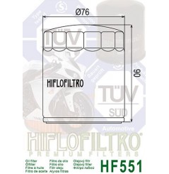 Filtre à Huile Moto HF551 pour GUZZI