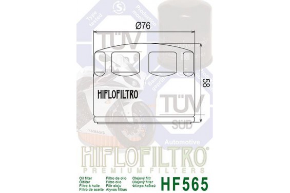 Filtre à Huile Moto HF565