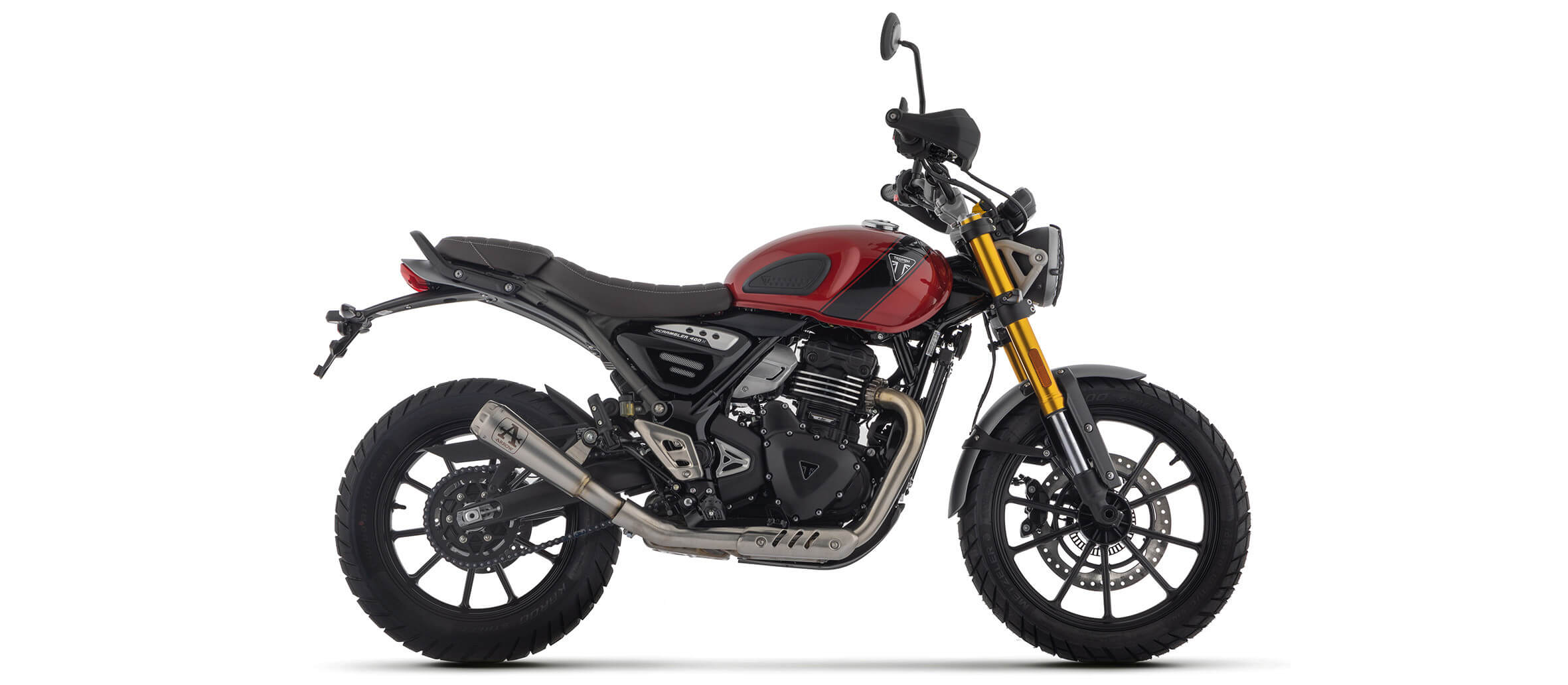 Silencieux ARROW Pro-Race pour Triumph 400 Scrambler X (24 et +)