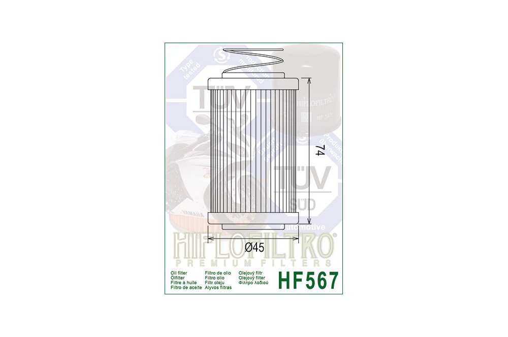 Filtre à Huile Moto Pour Suzuki DR 650 DR650 (1990-2014) - Compatible Tout-terrain, Motocross - Haute Performance