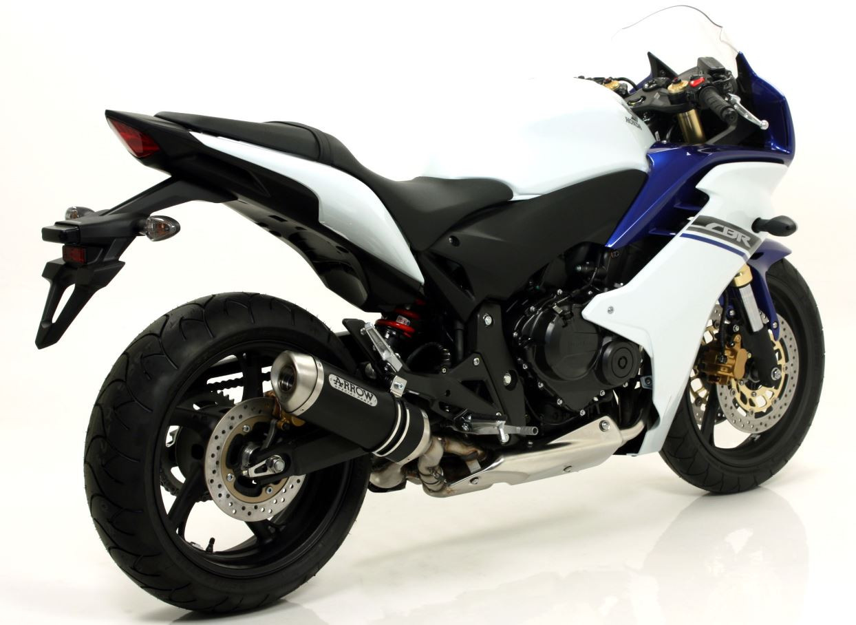 Ligne d'échappement ARROW Thunder embout Inox pour CBR600F (11-13)