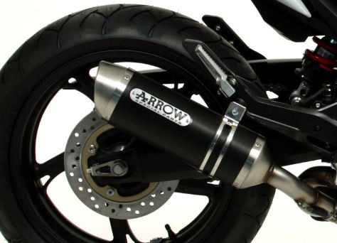 Ligne d'échappement ARROW Thunder embout Inox pour CBR600F (11-13)