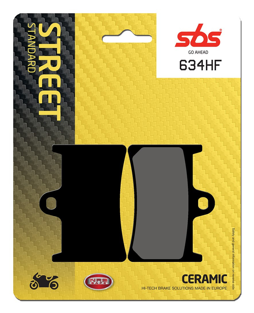 Plaquette de Frein Avant SBS 634HF - Organique Route