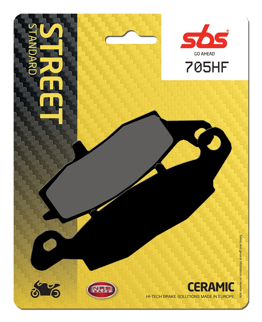 Plaquette de Frein Avant Gauche SBS 705HF - Organique Route