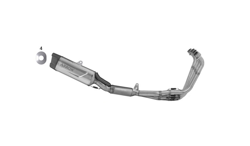 Ligne d'Échappement Homologué ARROW Indy-Race EVO pour Honda CB650R (24-25) CBR650R (24-25)
