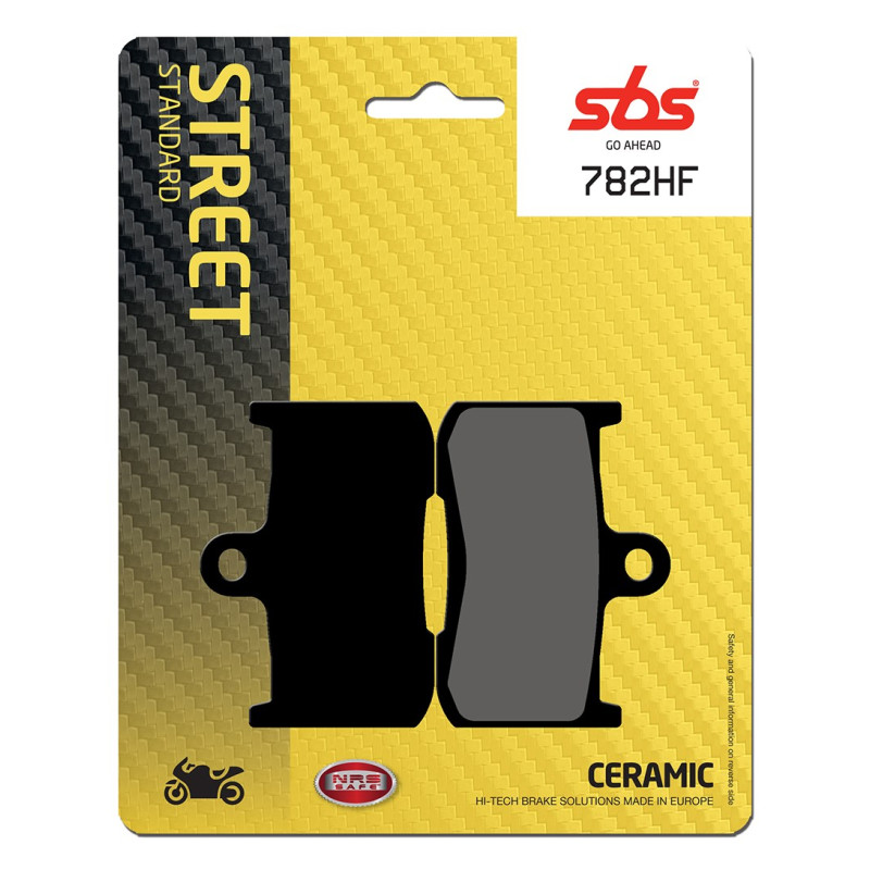 Plaquette de Frein Avant SBS 782HF - Organique Route Plaquette de Frein Avant SBS 782HF - Organique Route