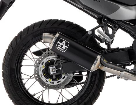 Ligne d'échappement Racing ARROW Indy-Race embout Inox pour 750 Transalp (23-25)