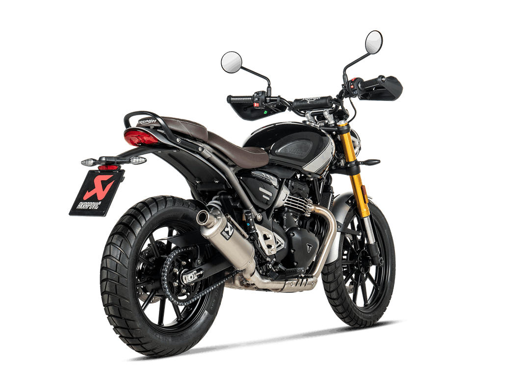 Silencieux Akrapovic Homologué Scrambler 400 X (24-25) S-T4SO1-HDT