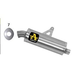 Silencieux ARROW Maxi Race-Tech Embout Inox pour Africa Twin 1000 Adventure Sport (18-19)