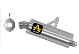 Silencieux ARROW Maxi Race-Tech Embout Inox pour Africa Twin 1000 Adventure Sport (18-19)