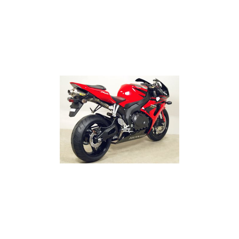 Ligne d'échappement ARROW Maxi Race-Tech embout Inox pour CBR 1000 RR (04-07) Ligne d'échappement ARROW Maxi Race-Tech embout Inox pour CBR 1000 RR (04-07)