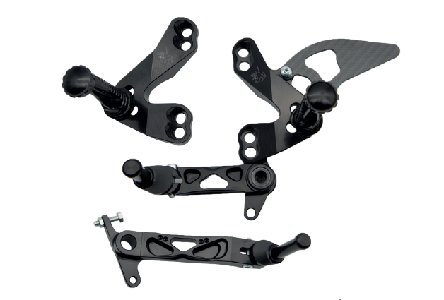 Commandes reculées Spider pour Ducati 848 Streetfighter (09-11)