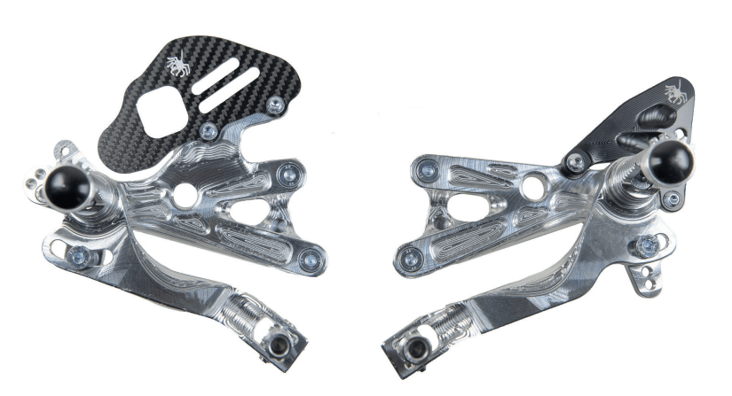Commandes reculées Spider pour Ducati V4R SBK Factory -25mm