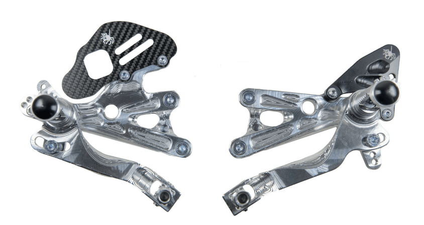 Commandes reculées Spider pour Ducati V4R SBK Factory 0mm