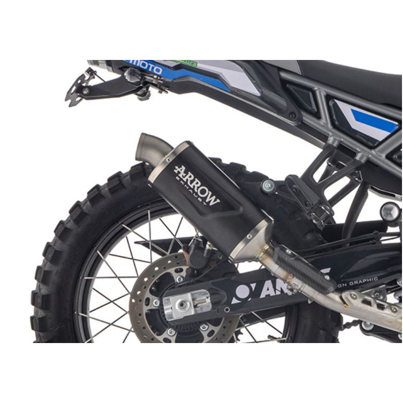 Silencieux Homologué ARROW Indy-Race EVO embout Inox pour CF Moto 450 MT (24-25) Silencieux Homologué ARROW Indy-Race EVO embout Inox pour CF Moto 450 MT (24-25)