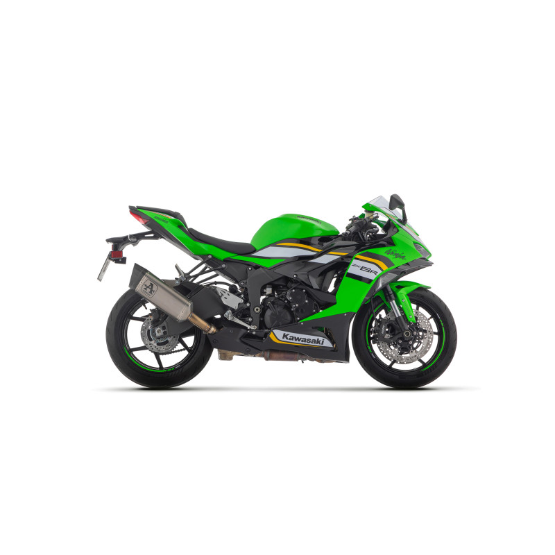 Ligne d'échappement Racing ARROW Pista pour Kawasaki ZX6-R (24-25) Ligne d'échappement Racing ARROW Pista pour Kawasaki ZX6-R (24-25)