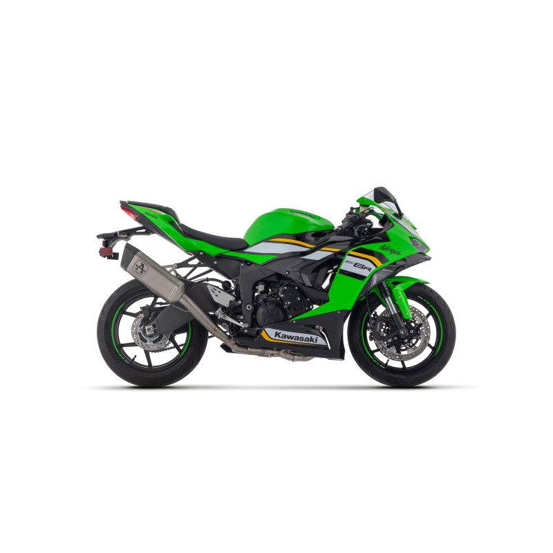Ligne d'échappement Racing ARROW Pista Compétition pour Kawasaki ZX6-R (24-25) Ligne d'échappement Racing ARROW Pista Compétition pour Kawasaki ZX6-R (24-25)