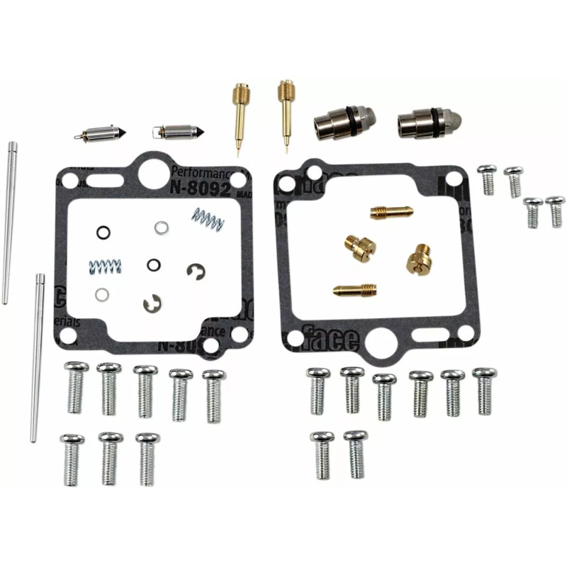 Kit Réparation Carburateur Yamaha YZF R1 1998-2001 – 4 Ensembles Joints, Joints Toriques, Flotteur, Ressort & Vanne