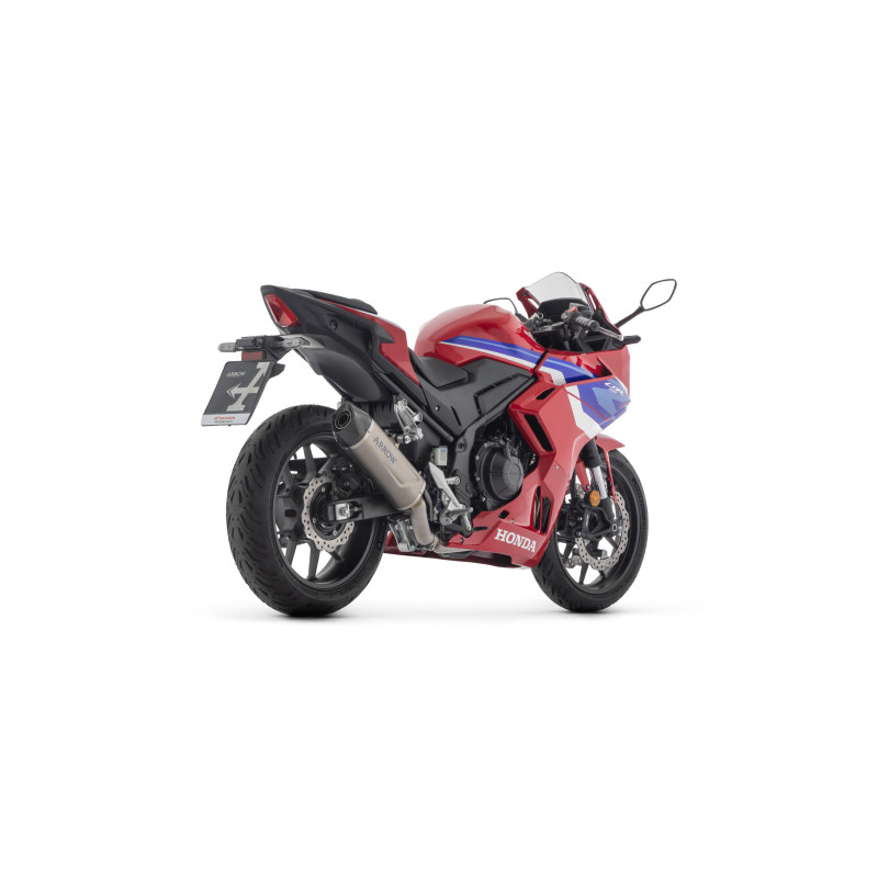 Silencieux Homologué ARROW Indy-Race EVO pour CBR 500 R (24-25) Silencieux Homologué ARROW Indy-Race EVO pour CBR 500 R (24-25)