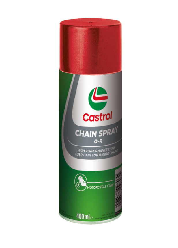 Graisse Chaîne OR CASTROL Chain Spray moto - 400 ml