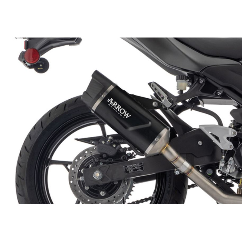 Silencieux Homologué ARROW Indy-Race EVO embout carbone pour Ninja 500 (24-25) Silencieux Homologué ARROW Indy-Race EVO embout carbone pour Ninja 500 (24-25)