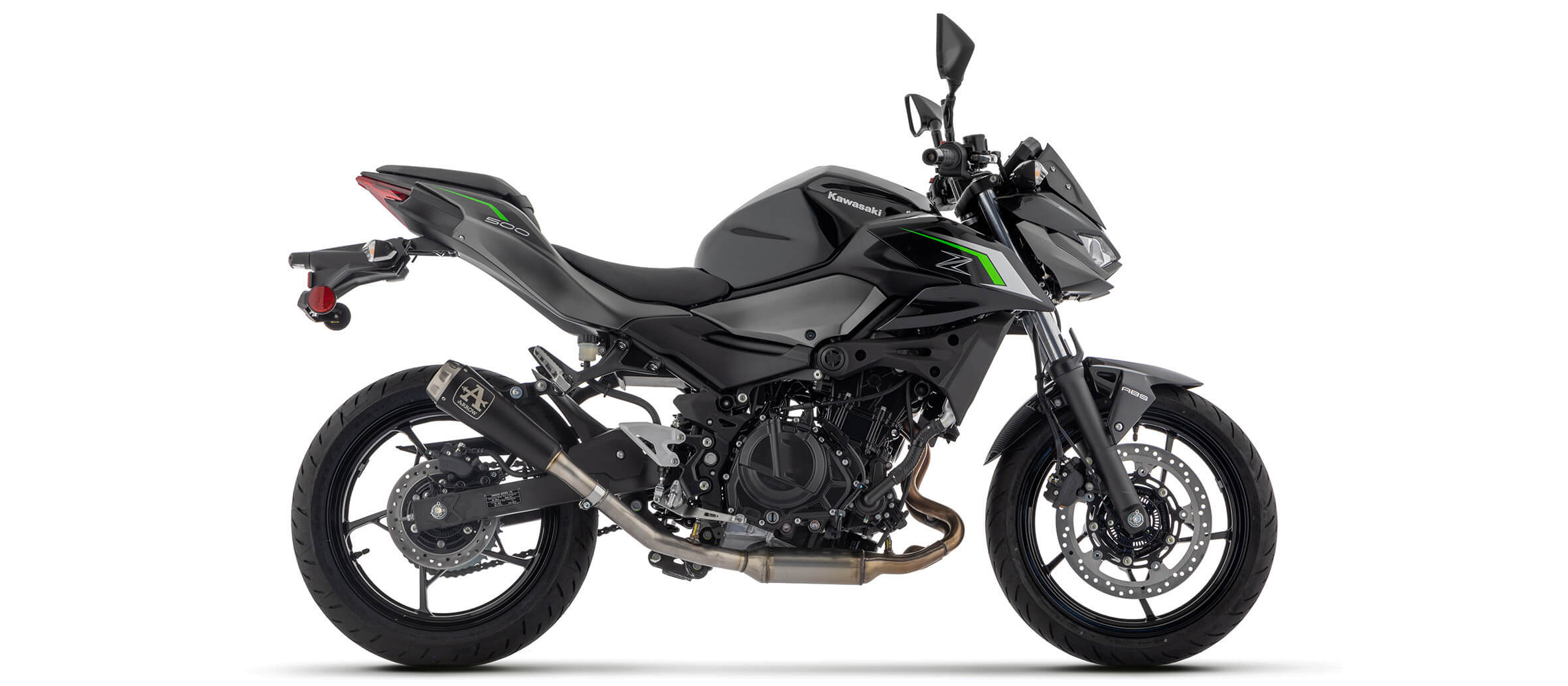 Ligne d'échappement ARROW Pro-Race embout Inox pour Z 500 (24-25)