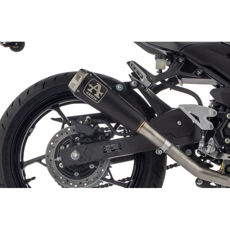 Ligne d'échappement ARROW Pro-Race embout Inox pour Ninja 500 (24-25) Ligne d'échappement ARROW Pro-Race embout Inox pour Ninja 500 (24-25)