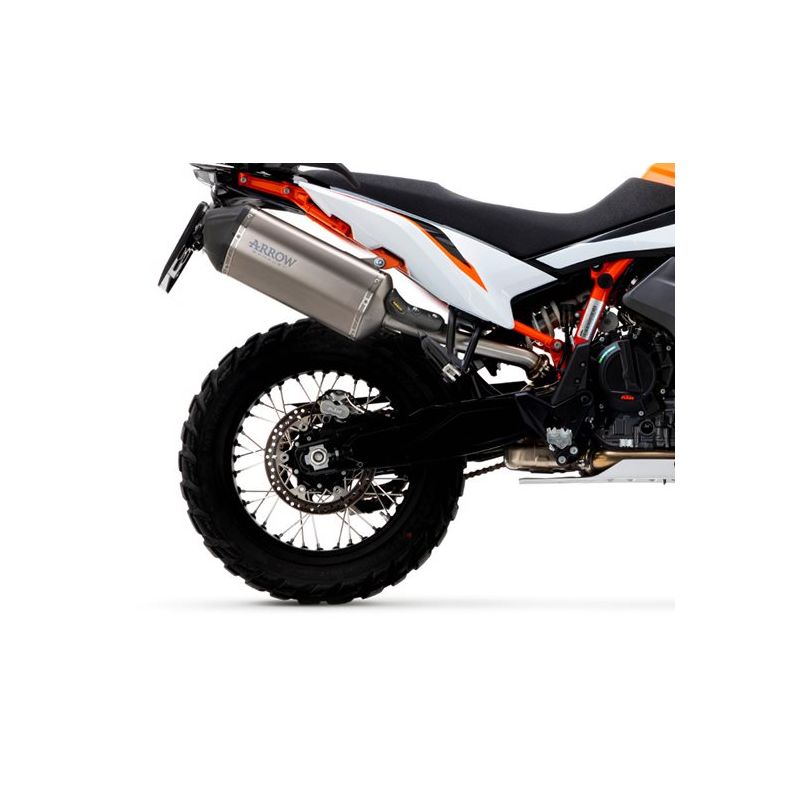 Silencieux Racing ARROW Sonora + Décatalyseur Arrow pour 890 SMT (24-25) Silencieux Racing ARROW Sonora + Décatalyseur Arrow pour 890 SMT (24-25)