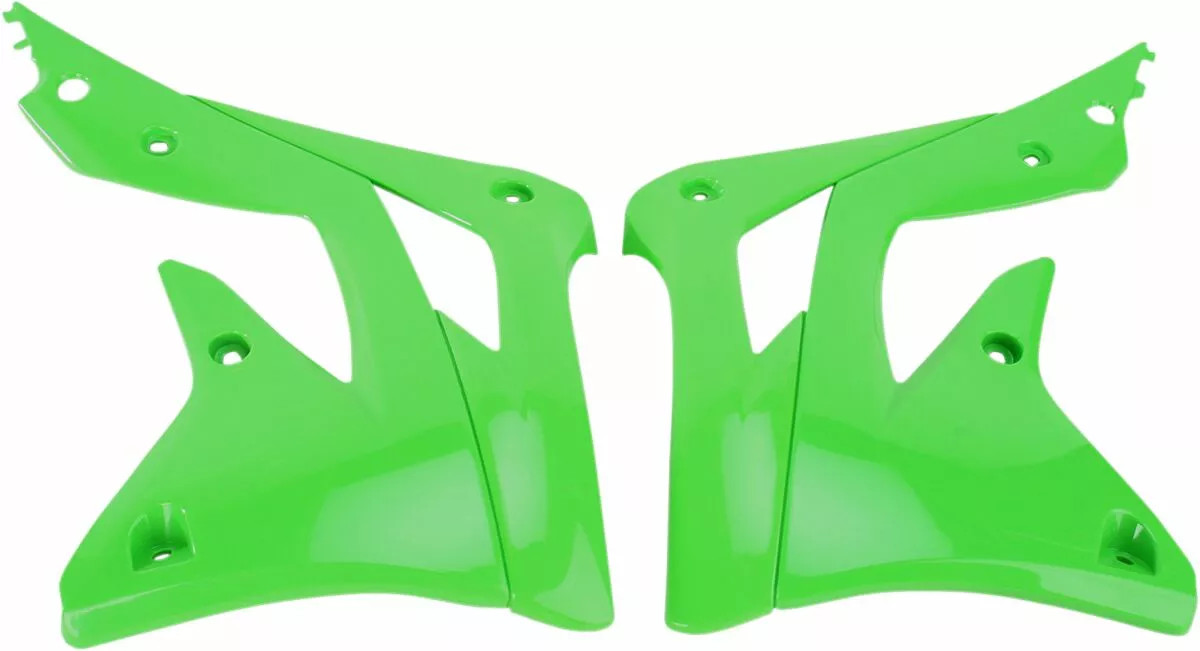 Ouies de Radiateur Vert UFO Moto pour Kawasaki KX450 F (12-15) - KA04719
