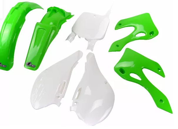 Kit Plastique UFO pour Moto Kawasaki KX125 (99-02) KX250 (99-02) - KAKIT200@999