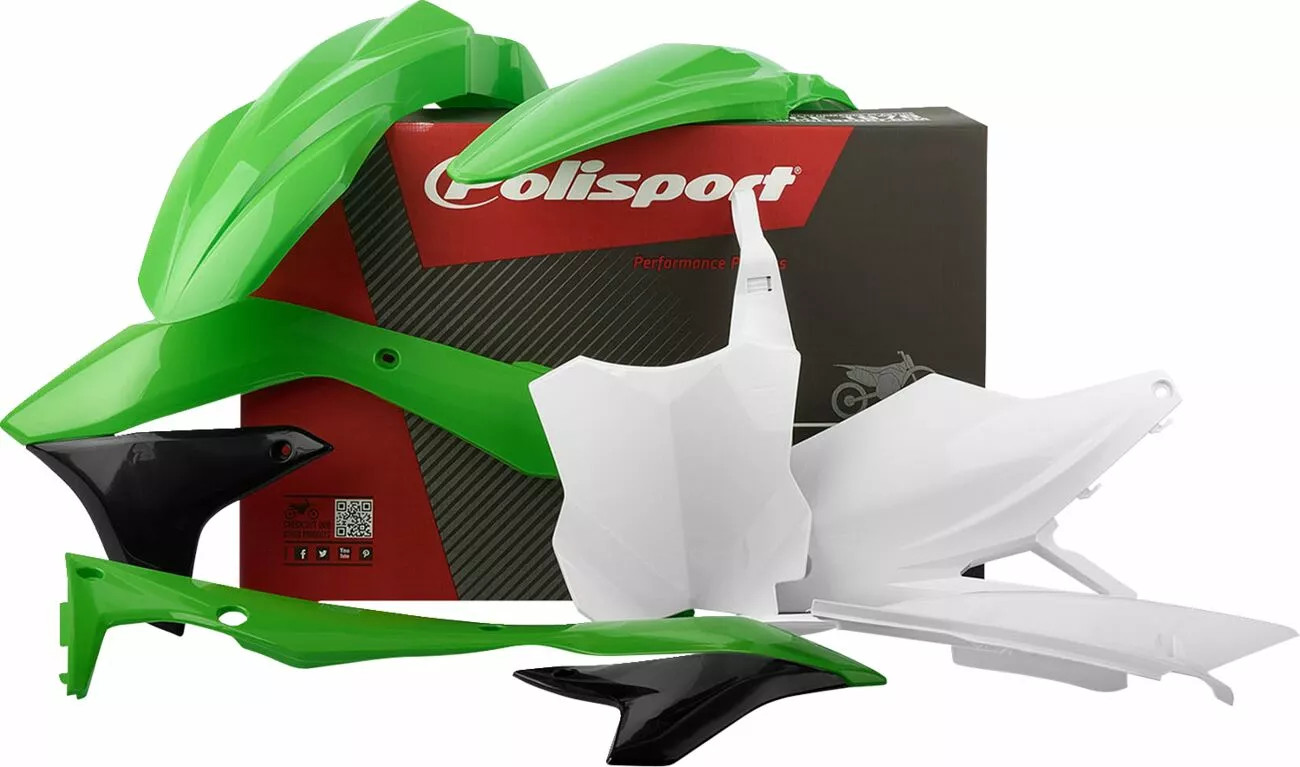 Kit Plastique Polisport pour Moto Kawasaki KX450 F (16-18) - 90689