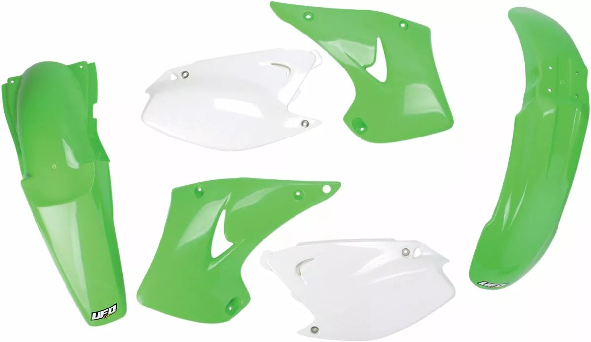 Kit Plastique UFO pour Moto Kawasaki KX125 (05-08) KX250 (05-08) - KAKIT201F@999