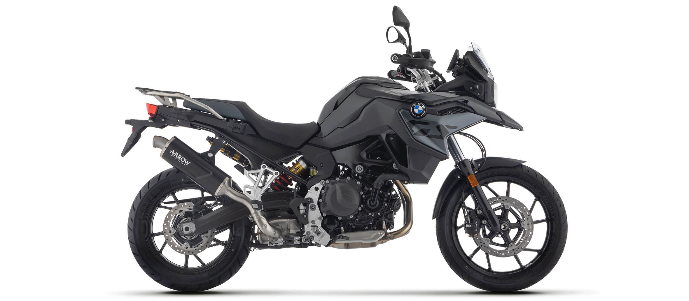 Silencieux Homologué ARROW Indy-Race EVO embout Inox pour F800GS (24-25)