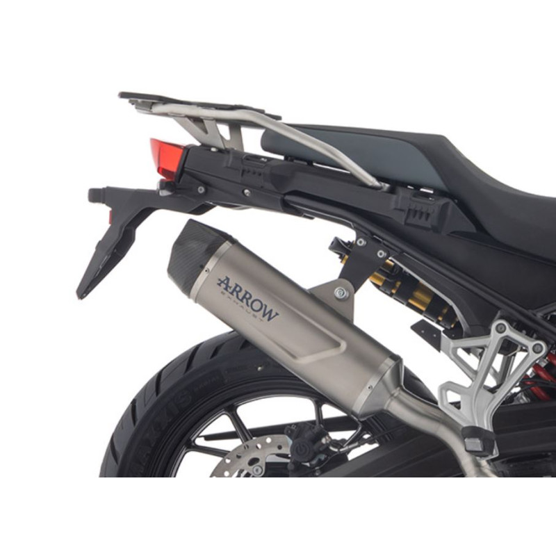 Silencieux Homologué ARROW Indy-Race EVO embout carbone pour F800GS (24-25) Silencieux Homologué ARROW Indy-Race EVO embout carbone pour F800GS (24-25)