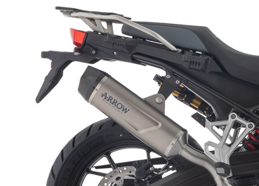 Silencieux Homologué ARROW Indy-Race EVO embout carbone pour F800GS (24-25)