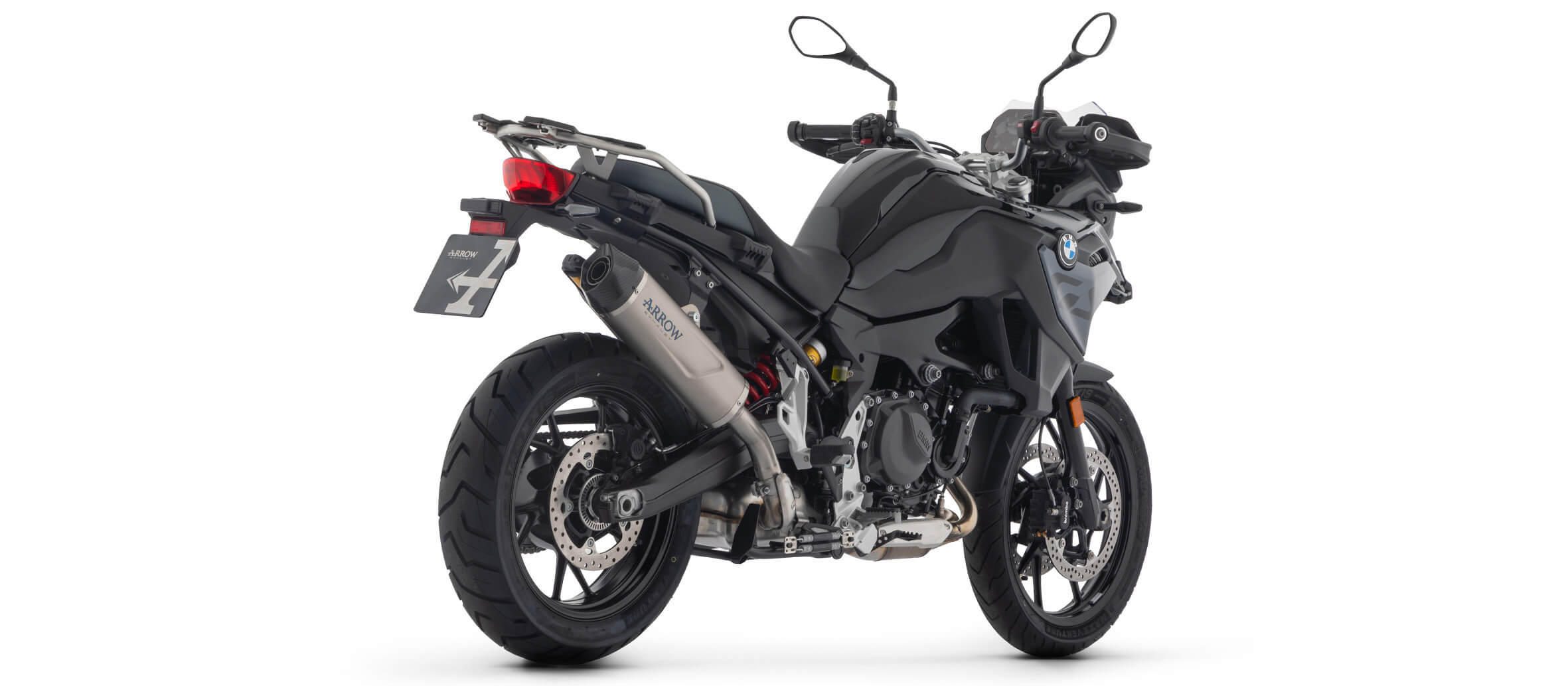 Silencieux Homologué ARROW Indy-Race EVO embout carbone pour F800GS (24-25)