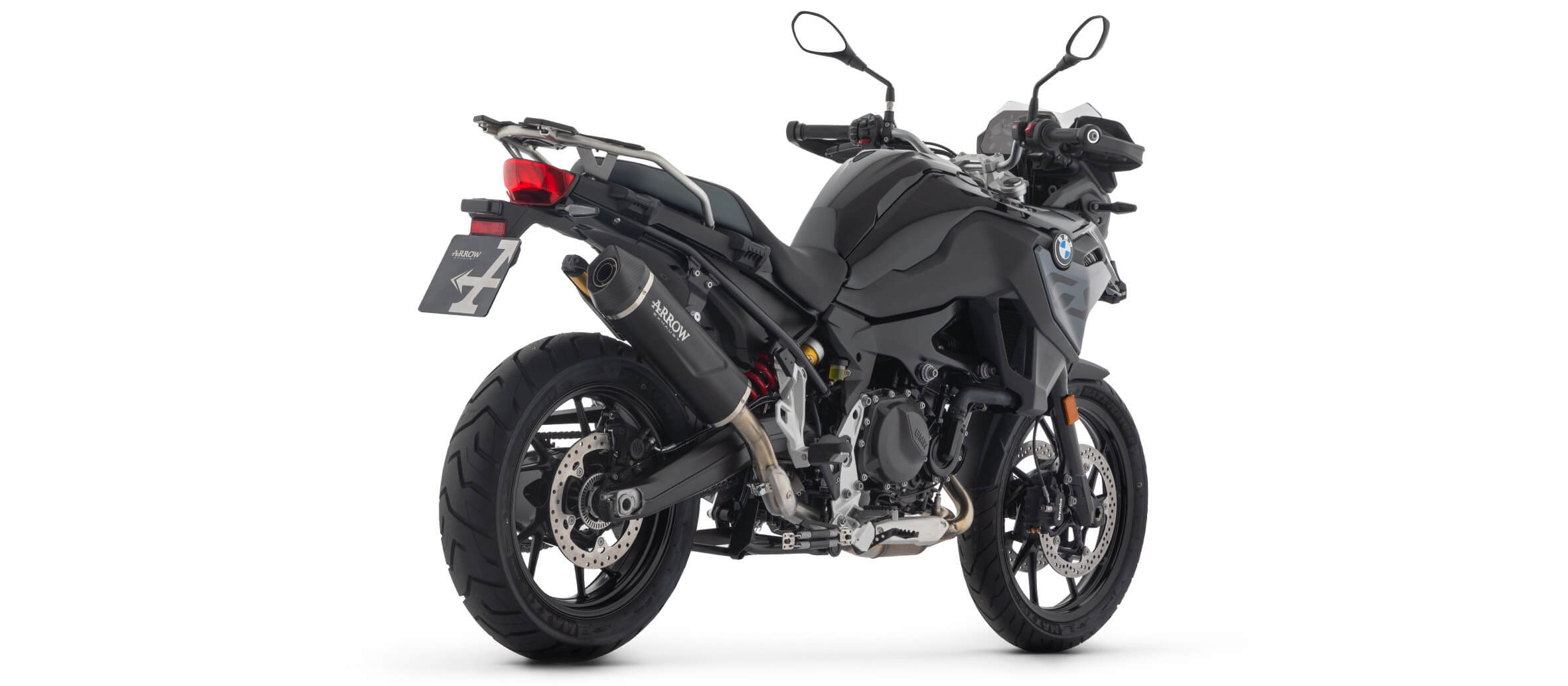 Silencieux Homologué ARROW Indy-Race EVO embout carbone pour F800GS (24-25)