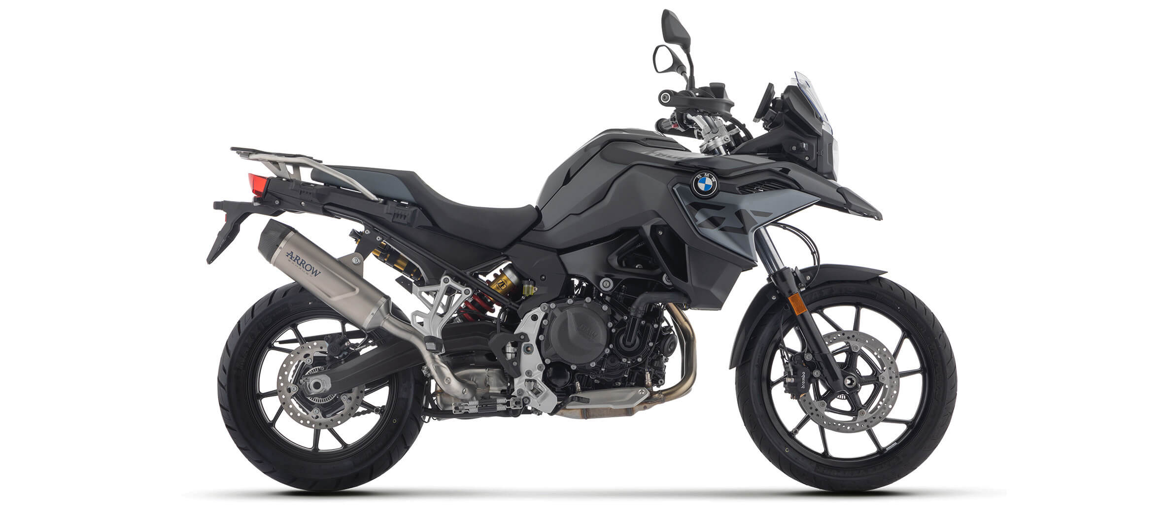 Silencieux Homologué ARROW Indy-Race EVO embout carbone pour F800GS (24-25)