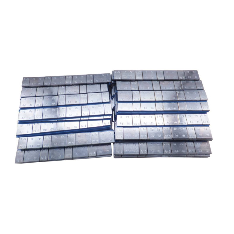 Masses d'équilibrage moto adhésive 100 barrettes de 60gr