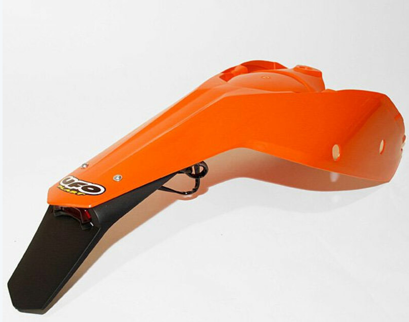 Garde Boue Arrière Orange UFO Moto pour KTM SX125 (07-10) SX144 (07-10) SX150 (07-10) SX200 (07-10) SX250 (07-10) - KT03097
