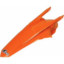 Garde Boue Arrière Blanc / Orange / Orange fluo UFO Moto pour KTM SX125 (16-18) SX250 (16-18) -  KT04060