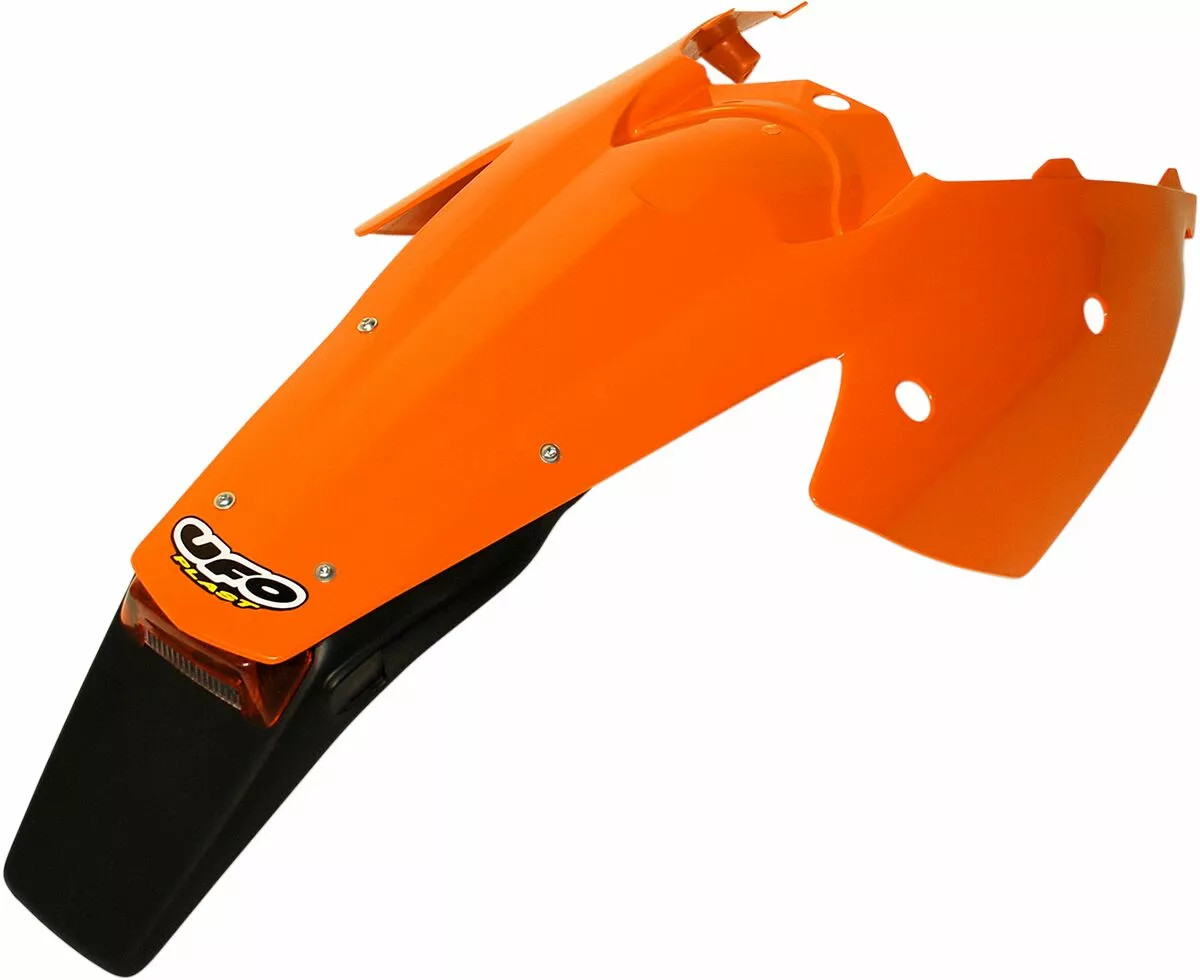 Garde Boue Avant + Plaques Latérales Orange UFO Moto pour KTM EXC125 (04-07) EXC200 (04-07) EXC250 (04-07) EXC-F250 (2007)