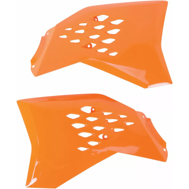 Ouies de Radiateur Oranges UFO Moto pour KTM SX65 (09-15) - KT04009