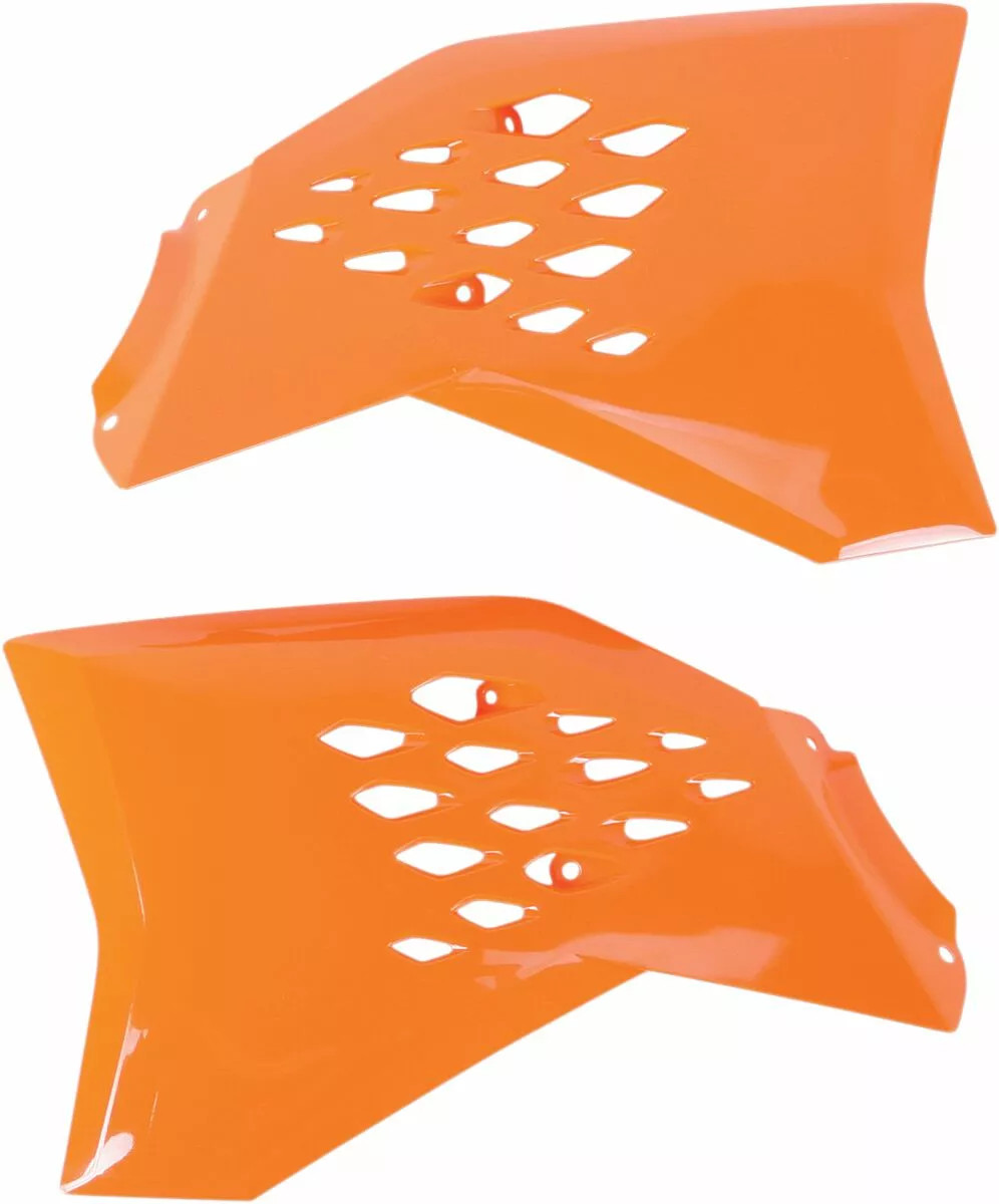 Ouies de Radiateur Oranges UFO Moto pour KTM SX65 (09-15) - KT04009