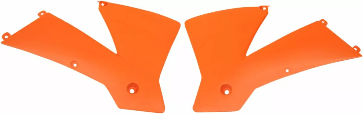 Ouies de Radiateur Orange UFO Moto pour KTM EXC125 (03-04) EXC200 (03-04) EXC250 (03-04) EXC300 (03-04) - KT03065