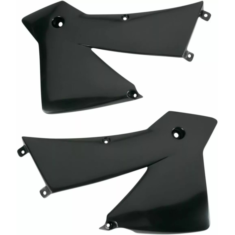Ouies de Radiateur Noires UFO Moto pour KTM EXC125 (03-04) EXC200 (03-04) EXC250 (03-04) EXC300 (03-04) - KT03065