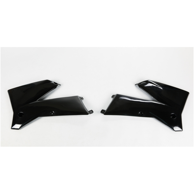 Ouies de Radiateur Noires UFO Moto pour KTM EXC125 (05-07) EXC200 (05-07) EXC250 (05-07) EXC300 (05-07) - KT03084